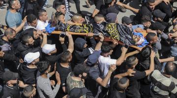 سرايا القدس تودع القائد الميداني «أحمد السعدي» بجنازة مهيبة