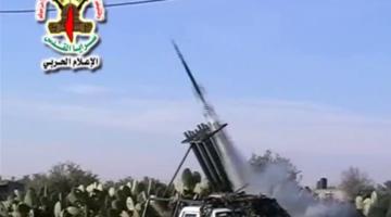 إطلاق صواريخ القدس على مغتصبات العدو عبر راجمة محمولة