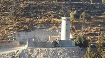 الاحتلال ينهي بناء موقع عسكري في واد سعير بالخليل