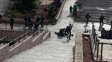 استشهاد شاب طعن 3 جنود صهاينة بالقدس المحتلة