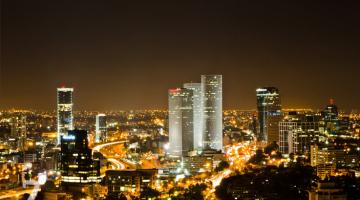 انقطاع التيار الكهربائي في تل أبيب