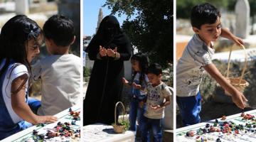 صور.. مائدة عائلة الشهيد شعبان الدحدوح "تمتزج بالذكريات والم الفراق"