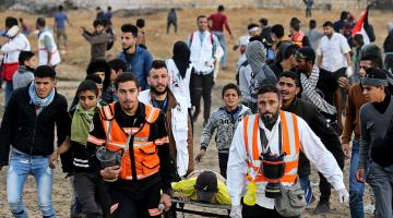 13 إصابة بمواجهات مع الاحتلال شرق قطاع غزة