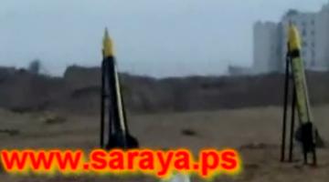 إطلاق صاروخي قدس على المجدل