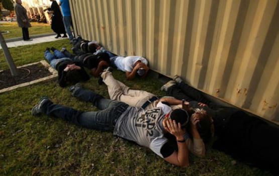 العدو يجرب صافرات الإنذار بمنطقة "غوش دان"