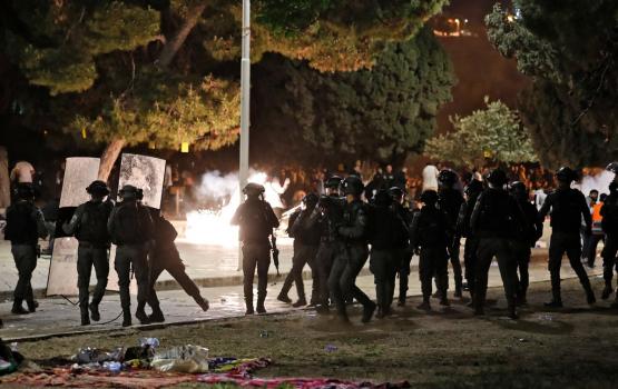 إصابات بالاختناق خلال مواجهات مع الاحتلال جنوب جنين