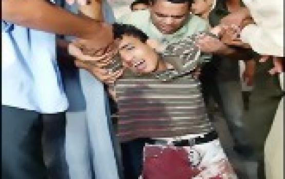 اصابة شاب فلسطيني برصاص جنود الاحتلال شمال قطاع غزة