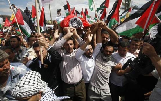 تشييع جثمان الشهيد الفتى "فريد جابر" بالخليل