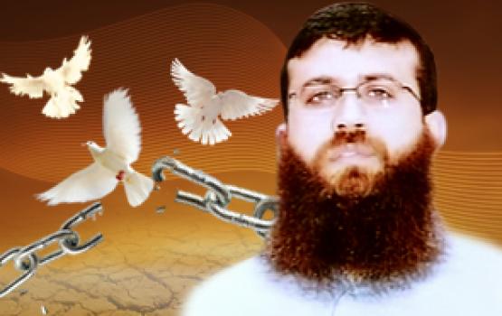 الشيخ "خضــر عدنــان" في إضرابه الـ63.. معنويات عالية وإرادة صلبة