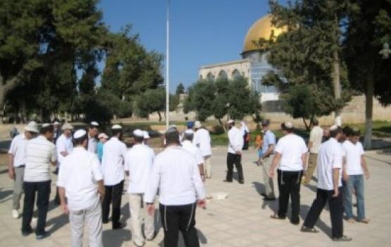 عشرات المتطرفين الصهاينة يقتحمون الأقصى