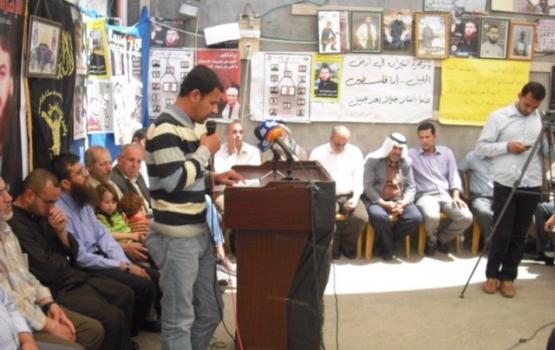 اعتصام تضامني مع الأسير محمد زكارنة في جنين