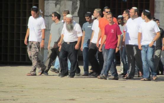 متطرفون يهود يقتحمون الاقصى ويستبيحون باحاته