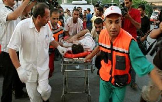 اصابة مواطن برصاص الاحتلال شرق مخيم البريج