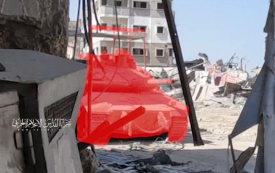 استهداف دبابة