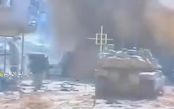 السرايا تفجر دبابة