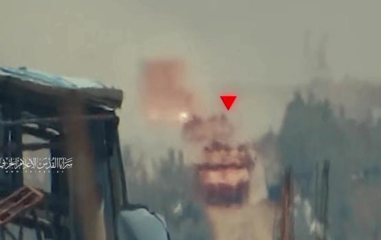 تفجير دبابة