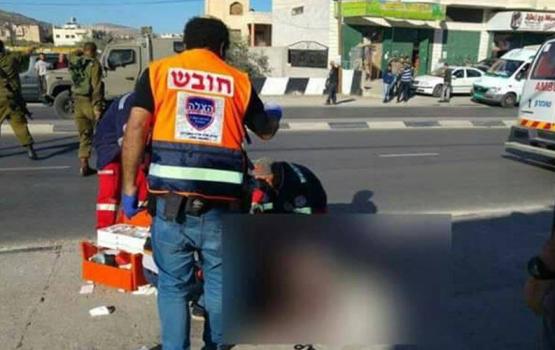 الاحتلال يصيب شاباً حاول طعن جندي جنوب نابلس