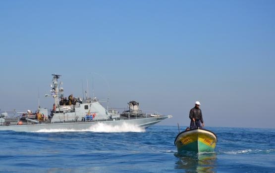 اصابة صياد برصاص الاحتلال في بحر شمال قطاع غزة