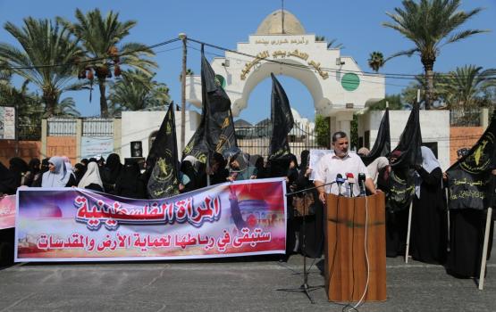 العمل النسائي تُندد بقمع أمن السلطة لمسيرة "الجهاد" بجنين