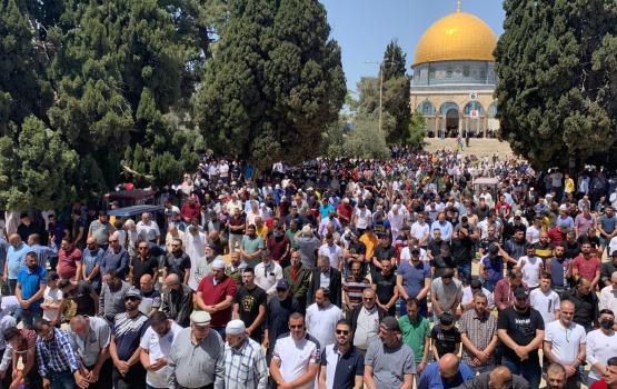 مفتي القدس يدعو لشد الرحال إلى الأقصى وصد محاولات التقسيم