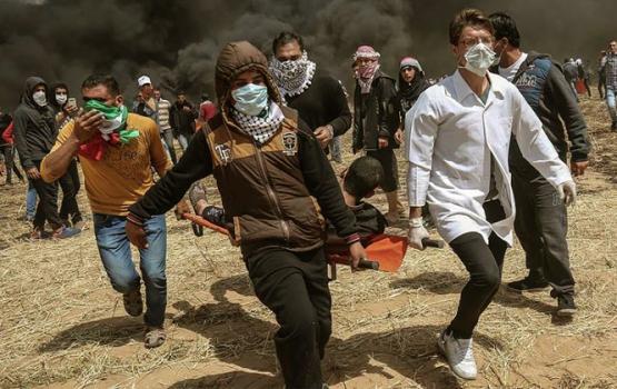 شهيد متأثراً بإصابته في مسيرة العودة شرق خانيونس