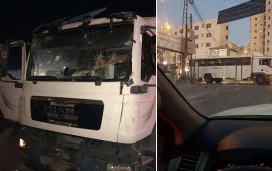 إصابة 4 جنود صهاينة بعد محاصرة حافلة صهيونية بالقدس