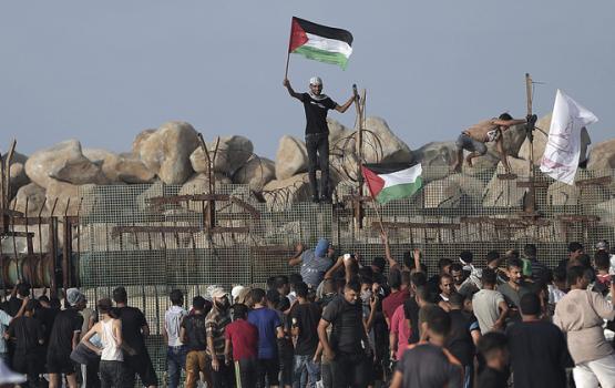 إصابات بقمع العدو للحراك البحري الـ20 شمال غزة