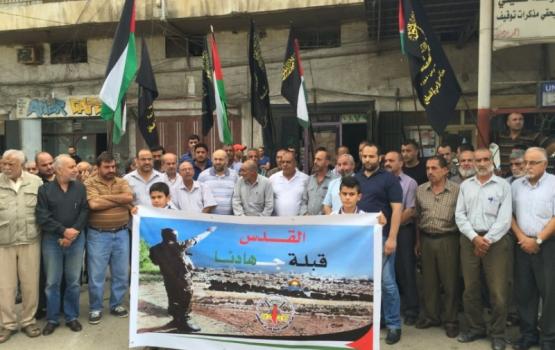 صور.. الجهاد تنتفض نصرةً للأقصى ودعماً لانتفاضة القدس في مخيمات لبنان