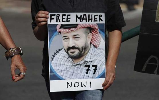 وقفات إسناد للأسير الأخرس في عدة مدن بالداخل الفلسطيني