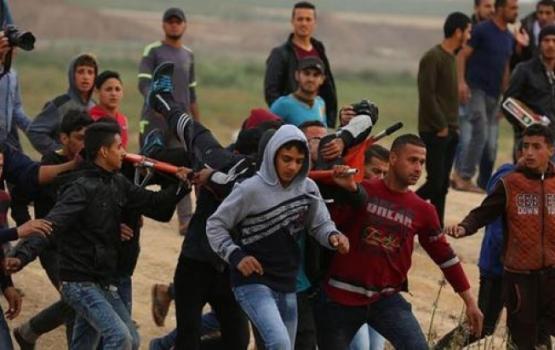 إصابة شابين برصاص الاحتلال شرق خانيونس