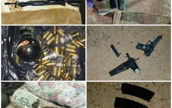 العدو يزعم ضبطه أسلحة شرق الخليل