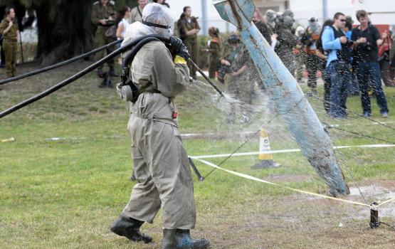 تمرين للاحتلال يحاكي سقوط صواريخ بحيفا