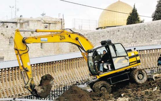 "الشتاء" يفضح حفريات العدو بالقدس