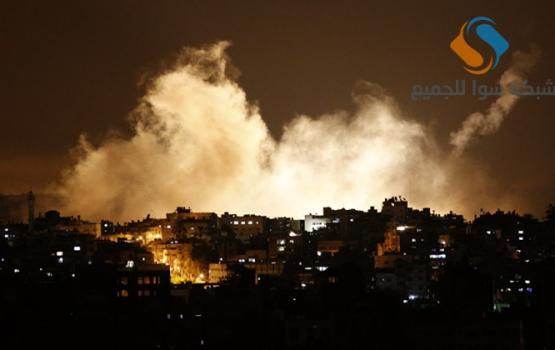 طائرات الاحتلال تشن غارات على مواقع للمقاومة بقطاع غزة